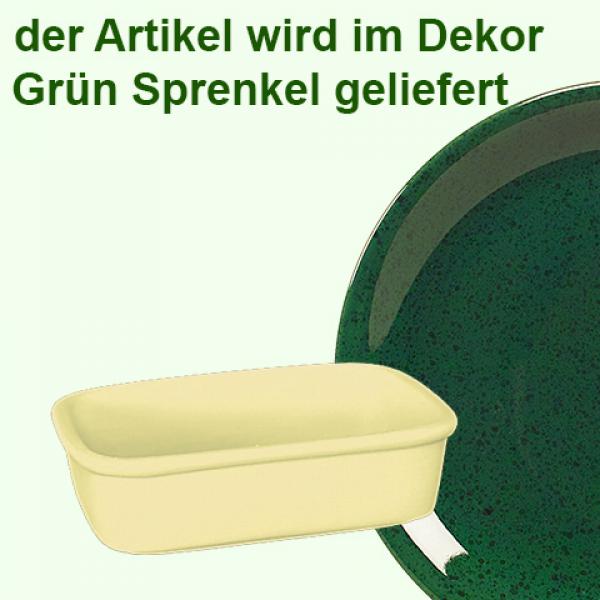 Fischbüchse 12,5 x 8 grün Sprenkel