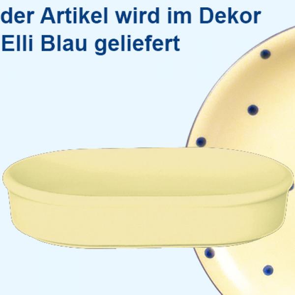 Fischbüchse oval Elli blau