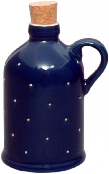 Flasche 0,5 blau 3 Punkt