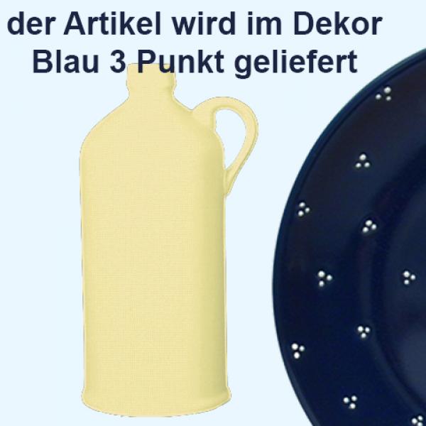 Flasche 1,3 blau 3 Punkt