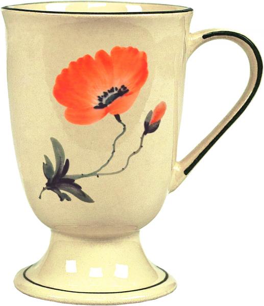 Fußtasse mit Schrift