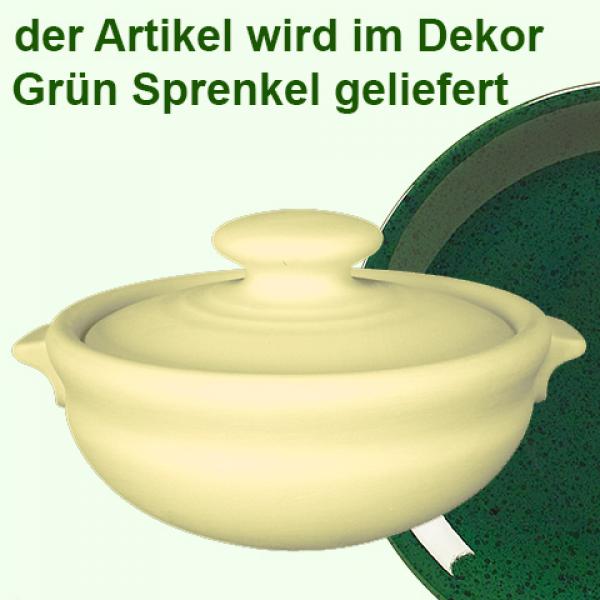 Gurkentopf grün Sprenkel