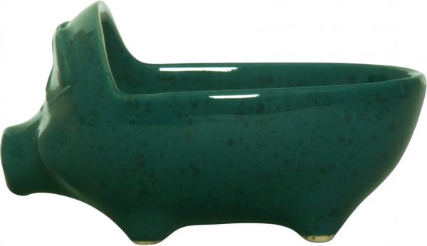 Hackepeterschwein grün Sprenkel