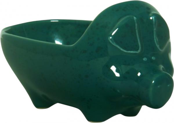 Hackepeterschwein grün Sprenkel