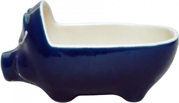 Hackepeterschwein glänzend blau