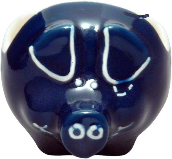 Hackepeterschwein blau 3 Punkt