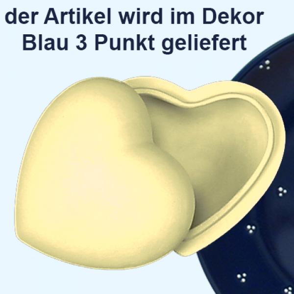 Herzdose blau 3 Punkt