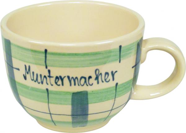 Jumbotasse mit Schrift