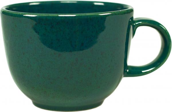 Jumbotasse grün Sprenkel