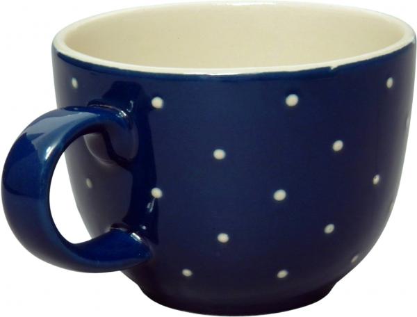 Jumbo Cup mit Schrift (2 Zeilen) Blue 1 point