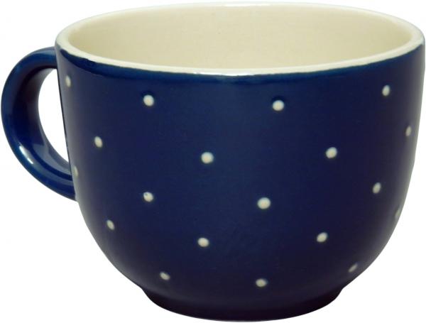 Jumbo Cup mit Schrift (2 Zeilen) Blue 1 point