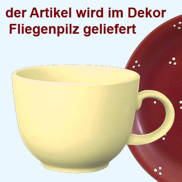 Jumbotasse mit Schrift (2 Zeilen) Fliegenpilz