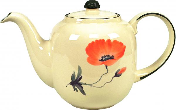 Kaffeekanne 0,4 Liter Mohn
