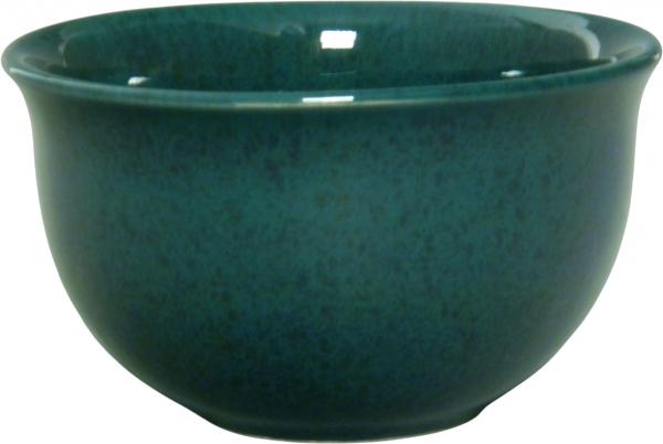 Kaffeeobertasse grün Sprenkel