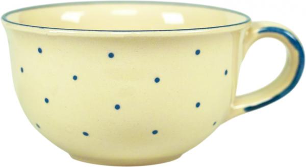 Kaffeeobertasse hell 1 Punkt