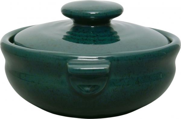 Keksdose grün Sprenkel