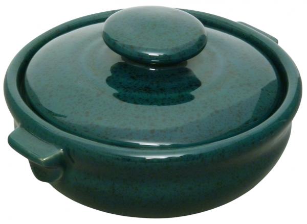 Keksdose grün Sprenkel