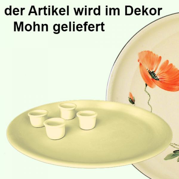 Kerzenteller Mohn