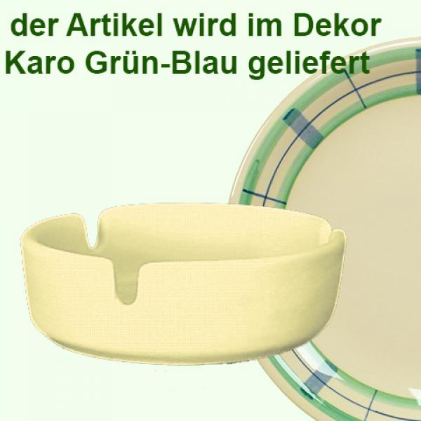 Klemmascher karo grün-blau