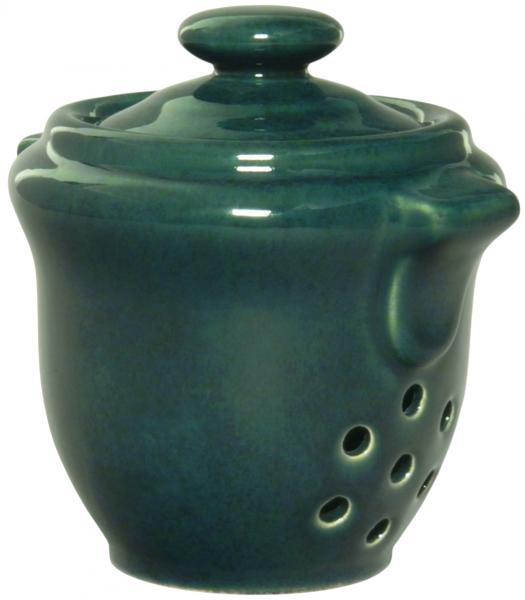 Knoblauchtopf grün Sprenkel