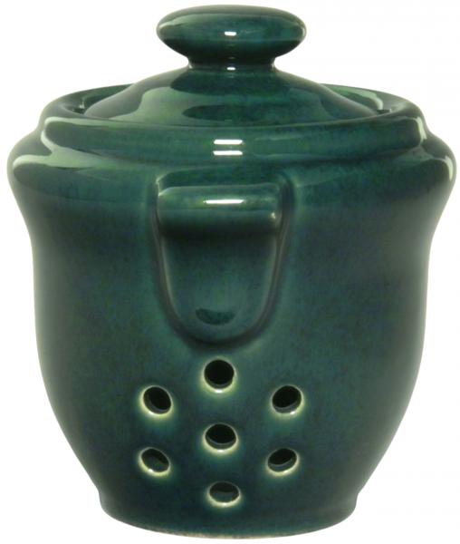 Knoblauchtopf grün Sprenkel