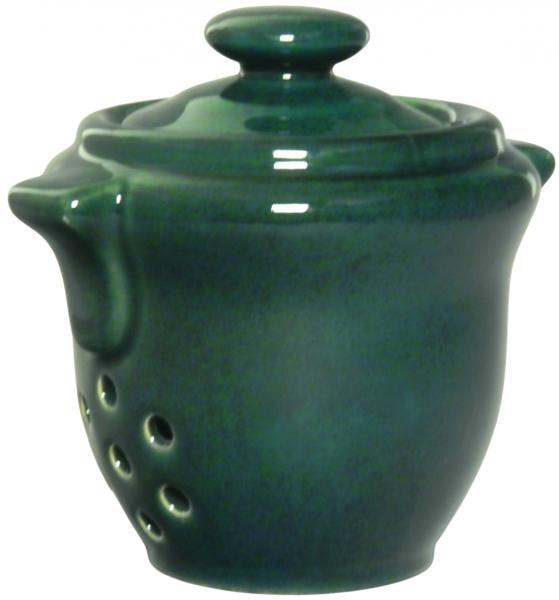 Knoblauchtopf grün Sprenkel