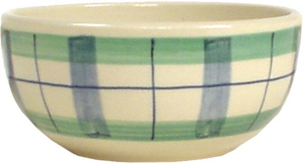 Kompottschale karo grün-blau