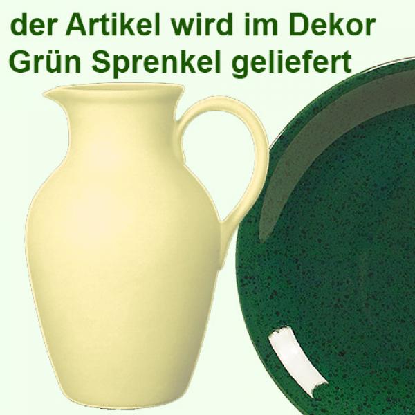 Krug Bacchus grün Sprenkel