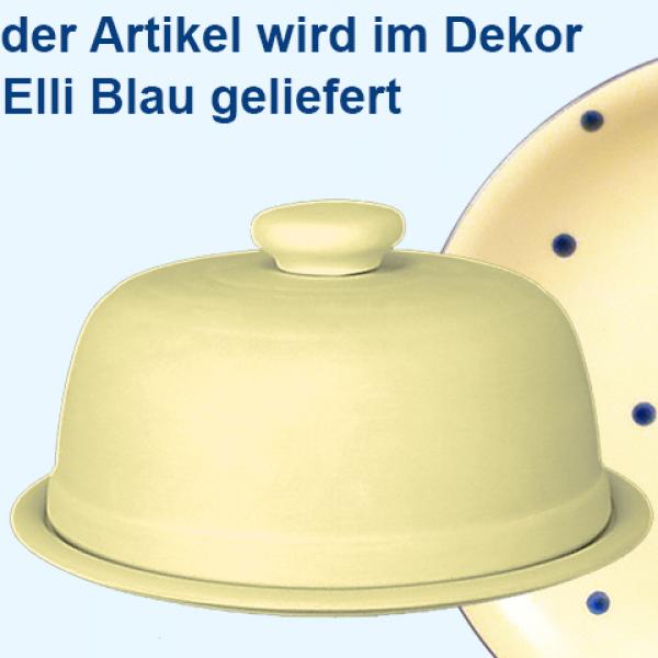 Käseglocke mit Platte 20 Elli blau