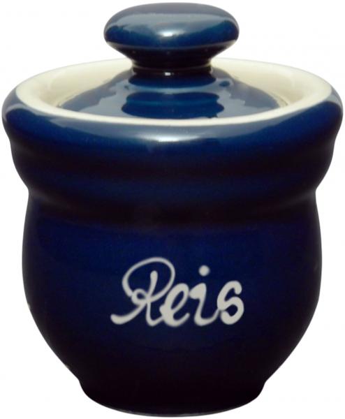 Küchendose glänzend blau