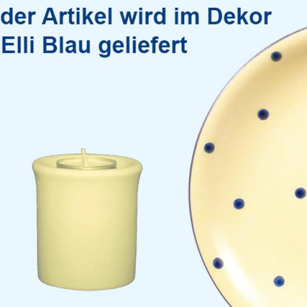 Leuchter Teelicht 7,5 Elli blau