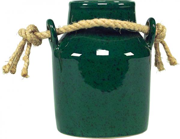 Milchkanne H 13 cm grün Sprenk