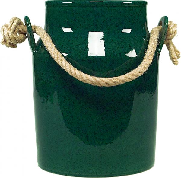 Milchkanne H 23 cm grün Sprenk