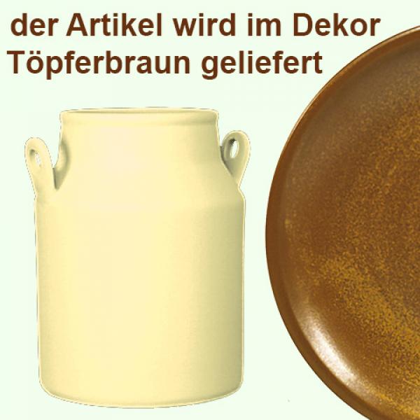 Milchkanne H 13 cm braun