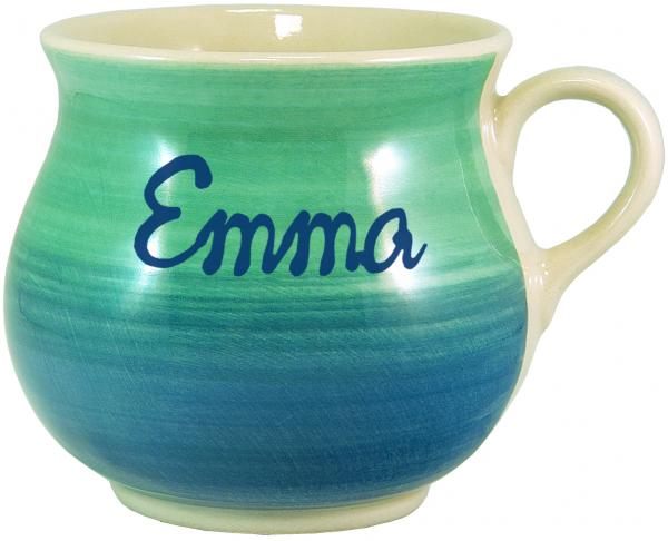 Molly-Mini-Tasse blau 1 Punkt - Kopie