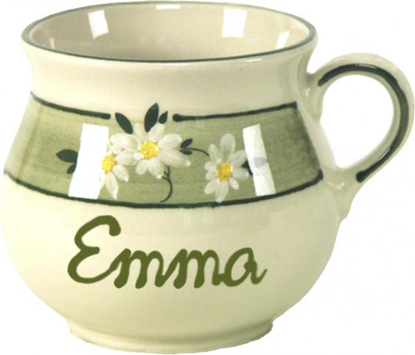 Mollytasse mit Schrift
