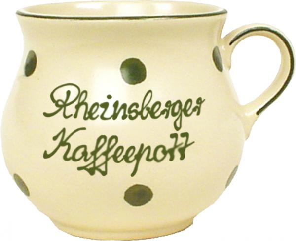 Mollytasse mit Schrift (2 Zeilen) Elli grün