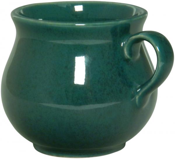 Mollytasse grün Sprenkel