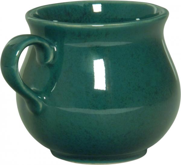 Mollytasse grün Sprenkel