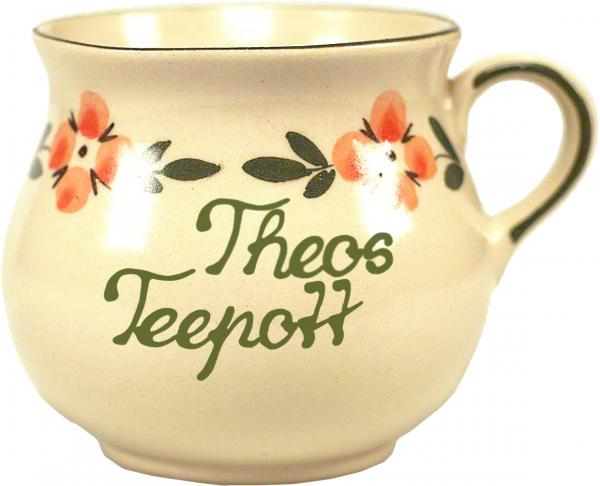 Mollytasse mit Schrift (2 Zeilen) Wilde Rose