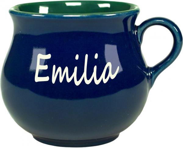 Molly-Mini-Tasse blau 1 Punkt - Kopie