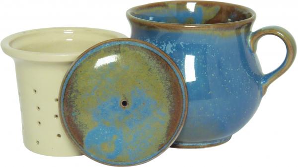 Mollytasse mit Sieb und Deckel