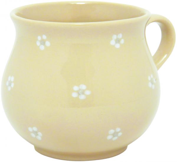 Molly Cup mit Schrift (2 Zeilen) Gänseblümchen