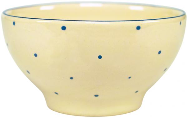 Müslischale 13 mit Schrift (1 Zeile) hell 1 Punkt