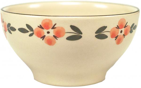 Müslischale 13 mit Schrift (1 Zeile) Wilde Rose