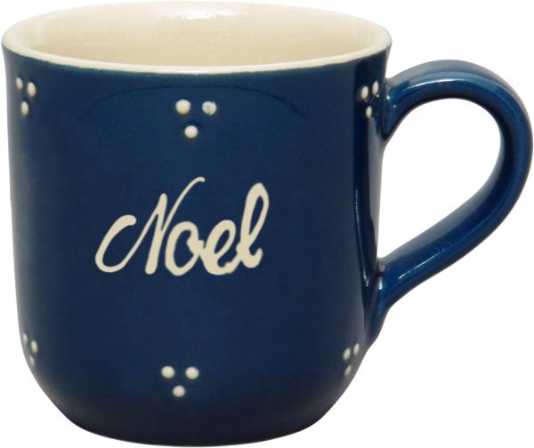Namensbecher mit Schrift (1 Zeile) blau 3 Punkt