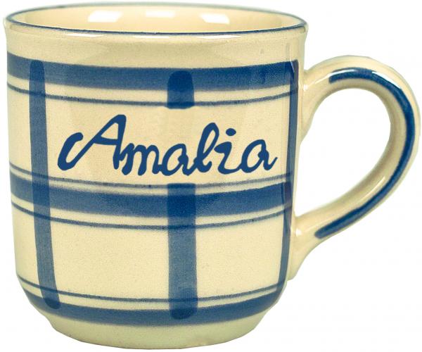 Namensbecher mit Schrift (1 Zeile)