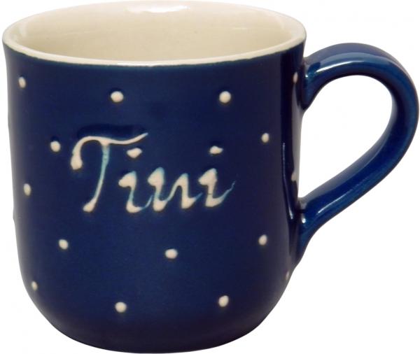 Namensbecher mit Schrift (1 Zeile)