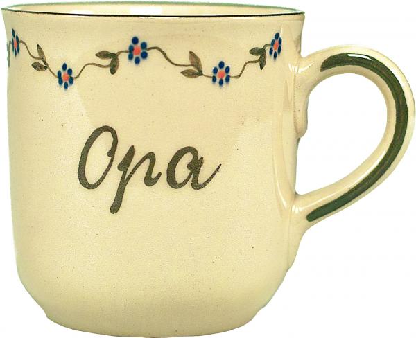 Namensbecher mit Schrift (1 Zeile)