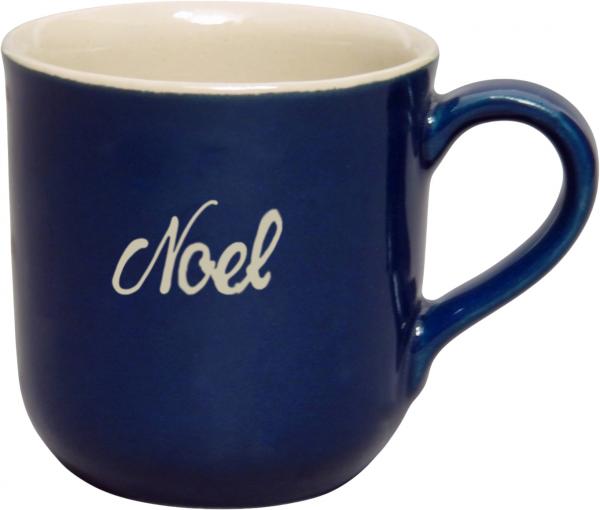 Namensbecher mit Schrift (1 Zeile) glänzend blau
